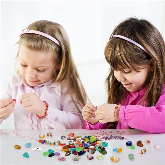 500pcs Natural Chip Stone Beads Multicolor 5mm to 8mm Irregular Gemstone - Picture 6 of 7